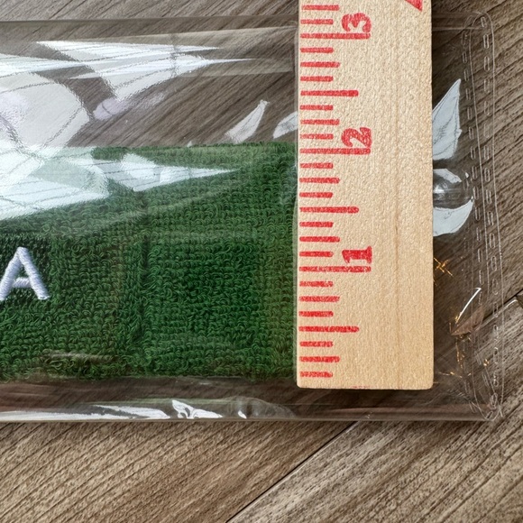 Green Halara brand Terry Stretch head/sweat band NEW - Picture 5 of 6